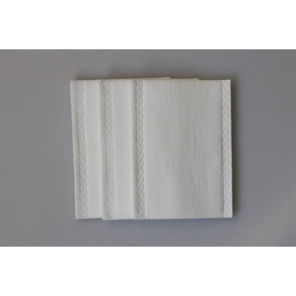 Synthetic Silky Lint Free Cotton Wipes Rectangular Double Sided Unbleached