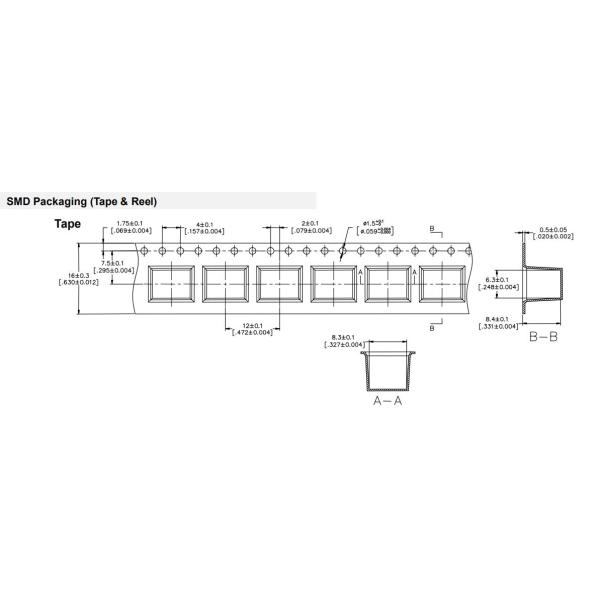 Тип 8mmX6mm 2RD-8 SMD 2 GDT нагнетательной трубы газа Arrester пульсации электрода 20KA для электропитаний