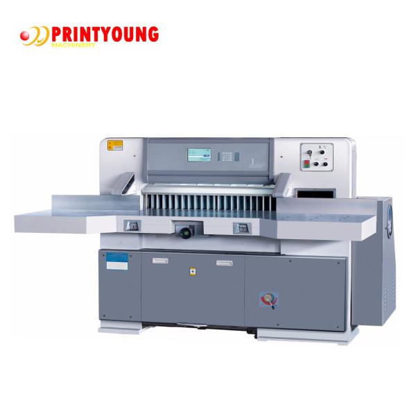 4KW 45 Cycles/Min Guillotine Paper Cutting Machine Microcomputer Control