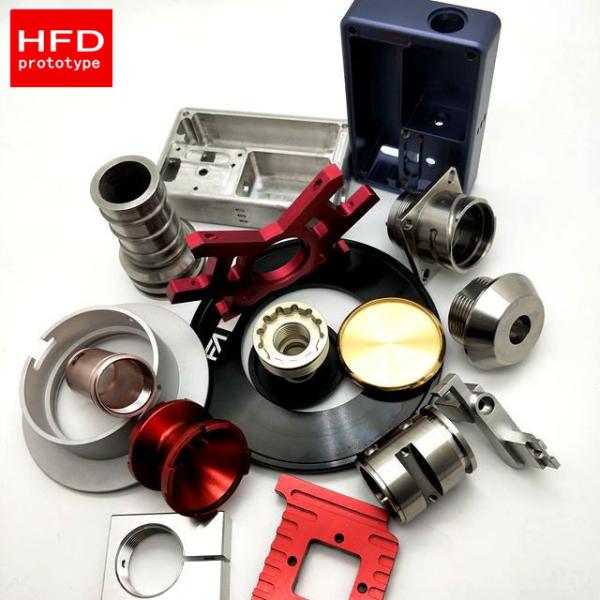 0.005mm Tolerance 5 Axis Anodized Aluminum 6061 CNC Machining Metal Parts