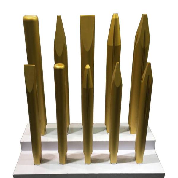 Excavator 20T 135mm Hydraulic Breaker Drill Rod 40CRMO Crushing Rock Hammer Chisel