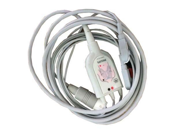 Medical Philips 3 Lead Ecg Cable Clip End AH 989803143181 CE ISO Approved