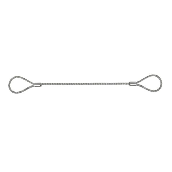 Factory Price Stainless Steel Lashing Steel Wire Rope Sling with Mechanically Spliced Flemish Eye