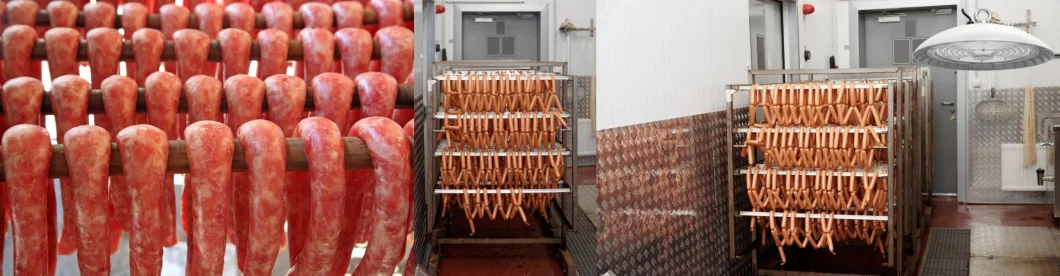 NSF CE UFO LED High Bay Light 200 Вт гладкое тело -противопылевой дизайн Легкая чистка Супермаркет Холодный цепь склад