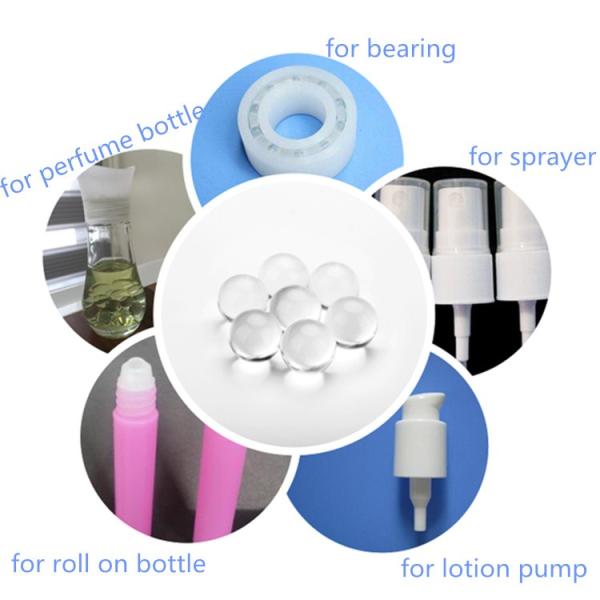 Шарик сада сфер боросиликатного стекла высокой точности покрашенный украшением ясный кристаллический стеклянный