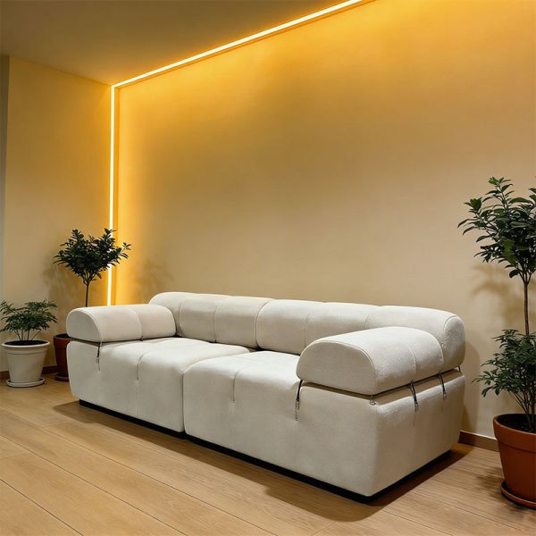 Modern Living Room Furniture Set Convertible Couch Bed Sectional Sofa Wholesale Foam Compression