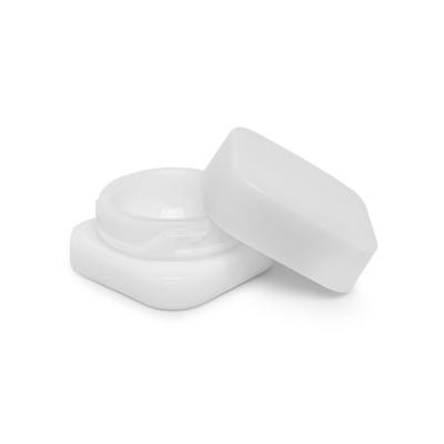 Recipientes à prova de crianças com tampa CRC de 5 ml Frasco de vidro branco à prova de cheiro Frascos de vidro quadrado branco de 5 ml Frascos de concentrado quadrado