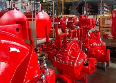 O UL/FM alistou bomba de fogo rachada da única fase do caso ajustada com padrão de NFPA 20