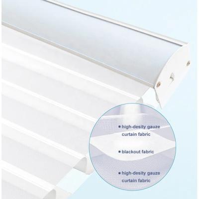 WELLSOURCE Manual 2Shangri-la shades Non Blackout Light Filtering for Home, Office, Hotel, Club, Restaurant Custom Made