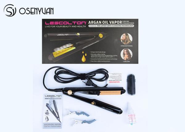 Vapor Oil Steampod Ceramic Steam Hair Straightener Curler Professional Flat Iron