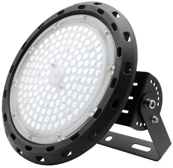 160lm/W Warehouse Workshop Industrial Factory UFO Ultrathin LED High Bay Lighting Adjustable Beam Angle