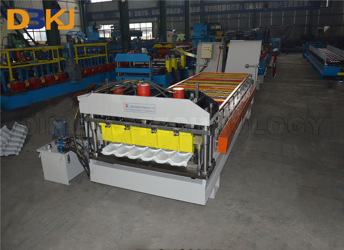 5.5kw застеклило стальную кафельную формируя машину для мастерской стальной структуры