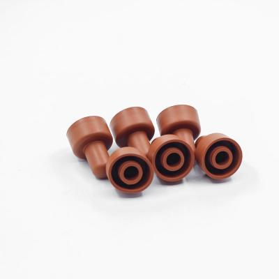 Fpm / Fkm Small Rubber Stopper Brown Food Grade Rubber Cover Hnbr Green Sealing