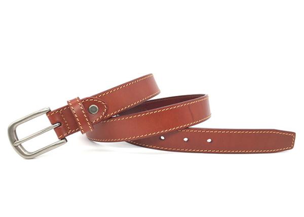 Anti - Silver Pin Buckle Casual Jeans Leather Belt  For Men / Kids / Girl