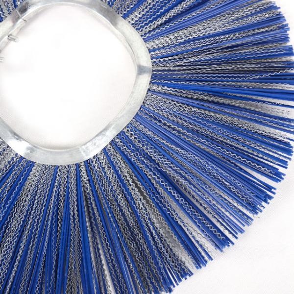 300*900mm Tractor Road Sweeper Brushes Floor Clean Brush Round Plastic Spiral Cleaning Brush
