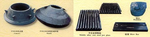 Iron Crusher Wear Parts ,Tub Grinder Wear Parts For Ore Mining