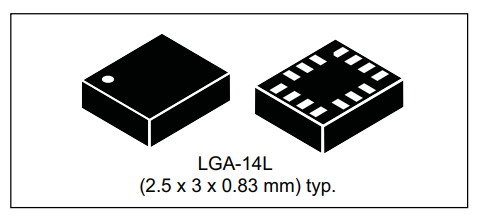 датчик IC LSM6DSOWTR IMU IC волчка акселерометра 3D для крытой навигации