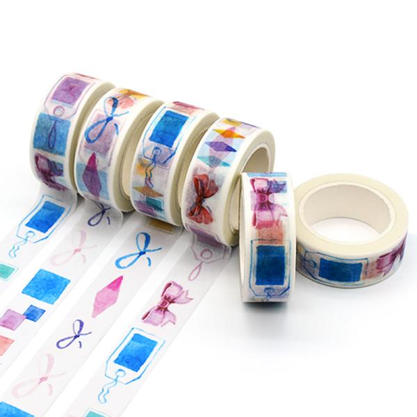 Анти- УЛЬТРАФИОЛЕТОВАЯ красочная лента ширины 30mm декоративная Washi дизайна искусства