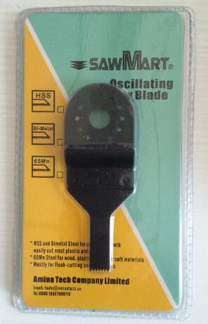 3/8 Narrow High Carbon Steel Oscillating Multi-Tool Plunge Blade for Wood
