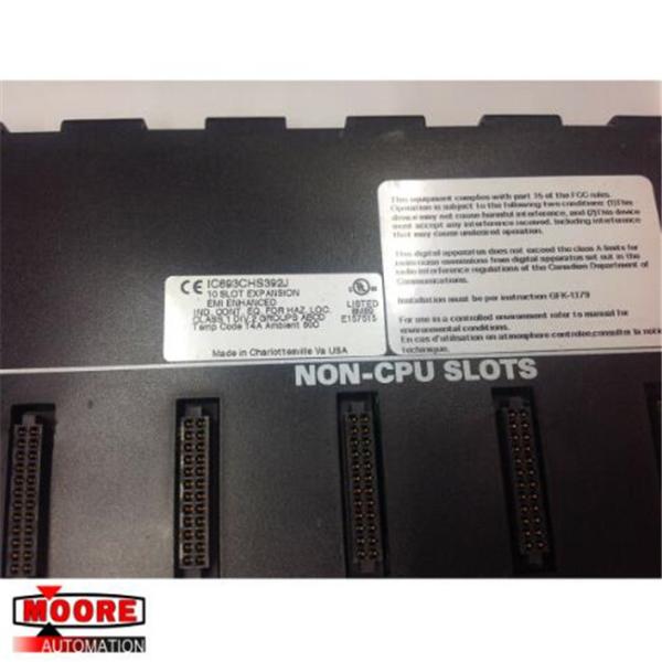 Base de expansão de IC693CHS392J GE 10-Slot