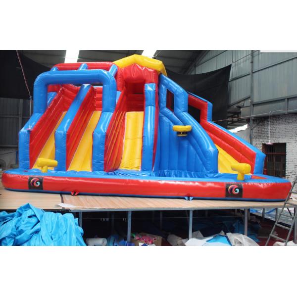Water Slide N Soak Splash Park Most Popular Banzai Inflatable Allowable Passenger 5-10