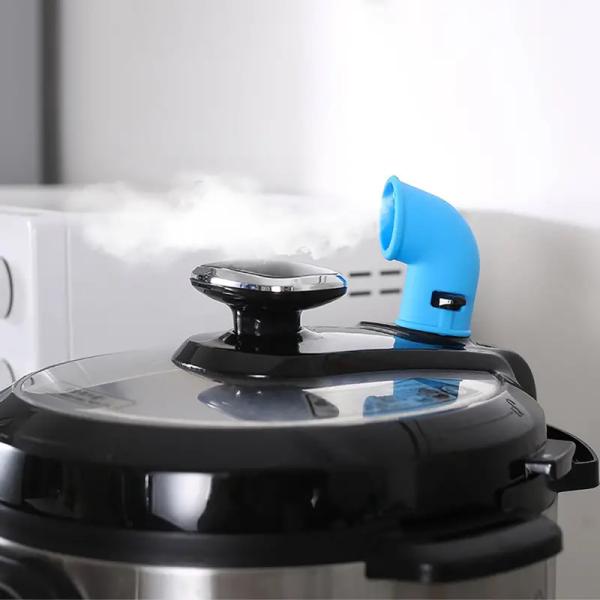 360 Rotating Silicone Rubber Cookware Steam Diverter For Pressure Cooker