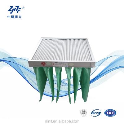 Synthetic Fiber Dust Collected Pocket Bag Filter For Improved Filtration Efficiency