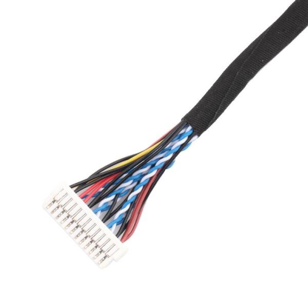 24pin MOLEX 504186-2400 30pin JAE FI-X30HL LCD LVDS Cable Assembly Length customize