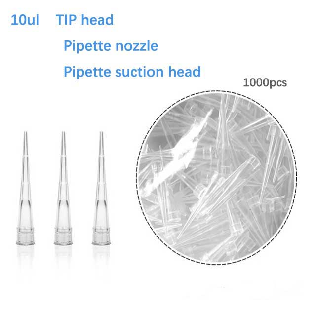 Lab Tip Head Pipette Nozzle Suction Head  10ul 200ul 1ml 5ml 10ml Pipette Gun Rack Suction Head Box