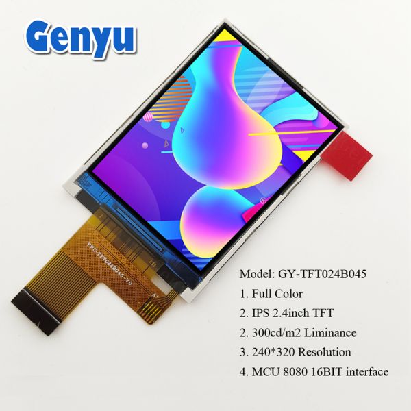 2.4 inch TFT LCD Display with 240x320 Resolution and SPI Interface for Home Appliances