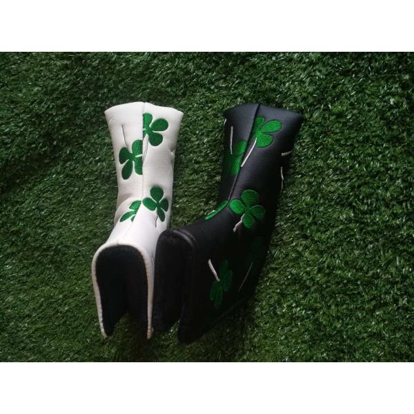 Four Leaf Clover headcover , Golf headcover , golf headcover , putter headcover ,  headcover
