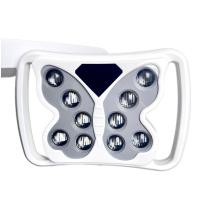 Lámpara sin sombras quirúrgica para la silla dental para blanquear los dientes Función 10 bombillas Unidad dental lámpara LED