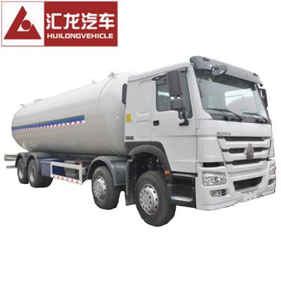 White Color Pressure Vessel LPG Tank Trailer , Stainless Steel Lpg Tank