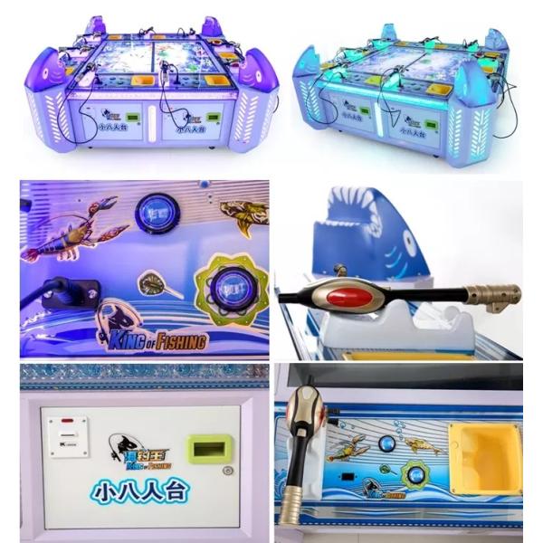 10 Players Kids Arcade Machine /  Indoor Fishing King 10p Amusement Arcade Game Machine
