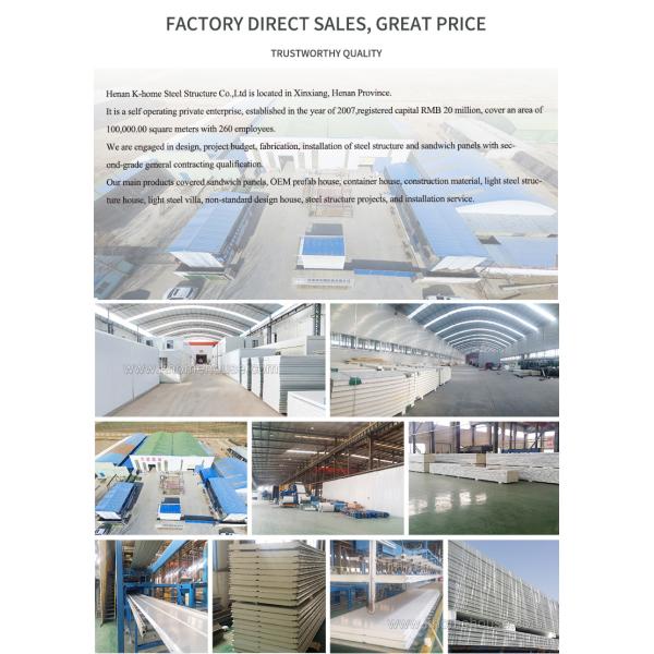 Дом плоского пакета Prefab стальной для окна алюминиевого сплава работников