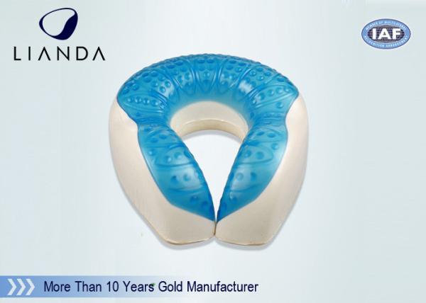 Dark Bule Hydraluxe Gel Cooling Pillow , Pillow With Cooling Gel 30×29×11cm