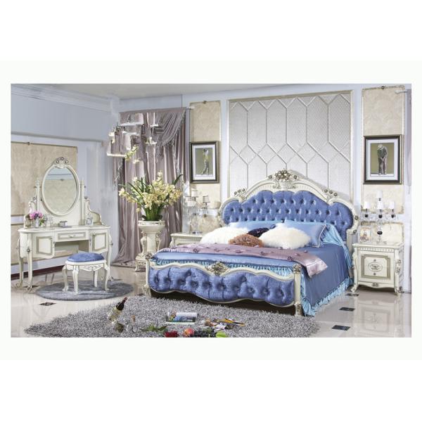 CAD 3D Modern Luxury European Bedroom Furniture King Wardrobe Bedroom Set