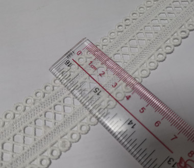 White Lace Edging By The Metre Watersoluble Interlining Heatsolve