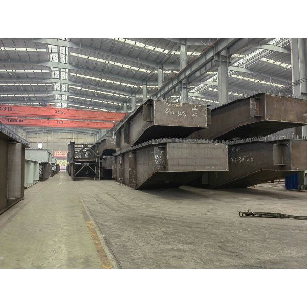 50M - 1000M Bridge Steel Structure Steel Girder Bridge Construction Heavy Duty