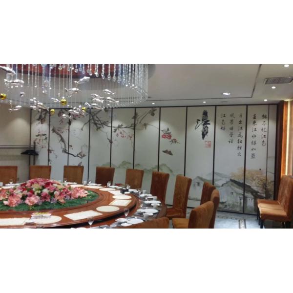 Деревянный сползая экран рассекателя стен раздела акустической складчатости комнаты складной