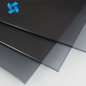 10 mm de verre durci à sens unique en gris euro pour maison