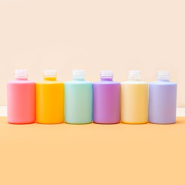 MSDS 30ml Serum Dropper Bottles With Plastic Pipe Tube Customized Color