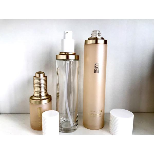 Child Resistant 30ml Glass Rotate Dropper Bottle for Eye Cream Luxury Essence Bottle