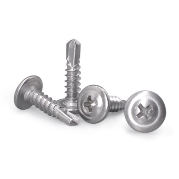 Stainless Steel Phillips Drive Truss Head Self - Drilling Screws For Metal