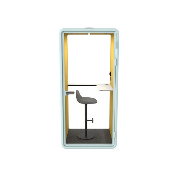 Customized acoustic booth various sizes available office pods with compact laminate furniture