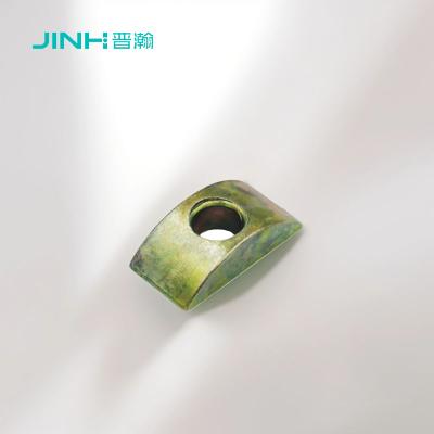 Easy Installation Metal Half Moon Nuts 33x11mm Size For Modular Furniture Assembly Connections