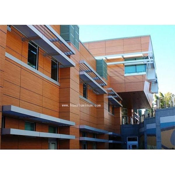 Wooden Finishing Metal Composite Material Wall Panels PE Coated 4mm ACP Sheet