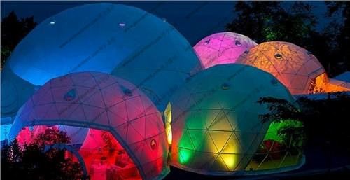 Outside Hotel Geodesic Dome Tents Uv Resistant With Beautiful Scenery