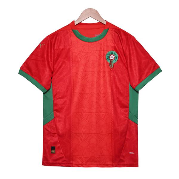 2025-2026 Édition du Maroc Fan Home Jersey Groupe Personnalisation