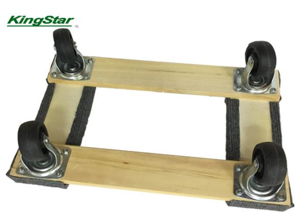Warehouse Cart Carpeted Moving Dolly , 800 Lb Wood Moving Dolly OEM ODM